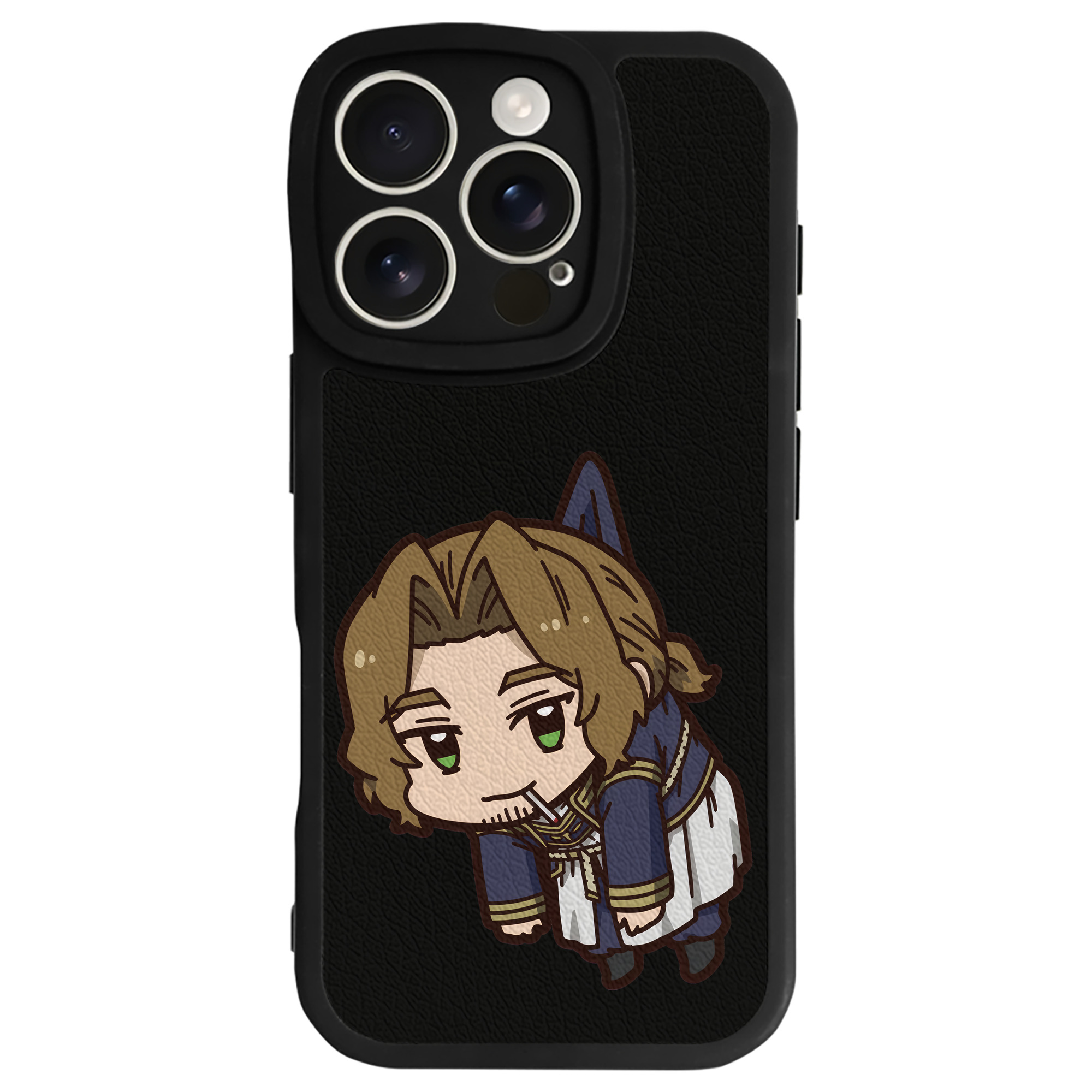 （画像用） 葬送のフリーレン Frieren 【iPhone 16シリーズ対応】シリコンスマホケース（レザー調） 材質：シリコン